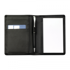 Notepad in a leatherette folder