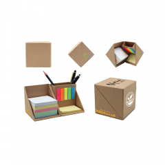 sticky memos and notes cube