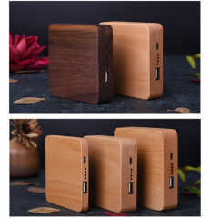 Wooden mobile power bank