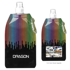 16.9 oz Rainbow Collapsible Water Bottle