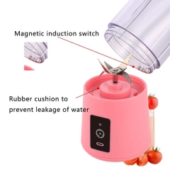 Fruit Juice Maker Portable Electric 6 Knives Juice Cup Mini Blender Mixer Chargeable USB Juicer Machine